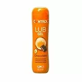 Control Lub Chocolate - Gel lubricante sin azúcar ni parabenos con sabor a chocolate, 75 ml