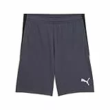 PUMA IndividualLIGA Training Shorts 2 (Open Pockets), Pantalones Cortos de Punto Hombre, Galactic Gray-Yellow Alert,