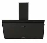 Candy CDG9CBP8B, Campana Decorativa 90 CM, 4 Niveles de Potencia, 611 M3/H, Control táctil, Filtros de Aluminio Antigrasas y Filtros de Carbono Incluidos, Iluminación LED, 62DB, Negro