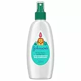 Johnson's Baby Acondicionador en Spray No Más Tirones para Niños y Bebés, Desenredante, Cabello Largo o Rizado, Hipoalergénico, 200 ml