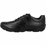 Geox U Edgware A, Sneakers Hombre, Negro, 42 EU