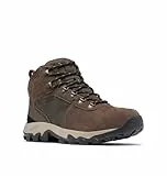 Columbia Newton Ridge Plus 2 Suede WP, Botas De Senderismo, Hombre, Marrón (Cordovan/Spice), 42 EU