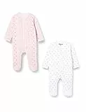 Hikaro Baby Sleepsuits with Long Sleeves and Feet, Lightrose (500), 1-2 Months