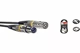 Cable del micrófono Stagg SMC1 YW (1m, XLR-a-XLR conector) amarilla