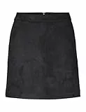 Vero Moda Vmdonnadina Faux Suede Short Skirt Noos Falda para Mujer, Negro (Black Black), Medium