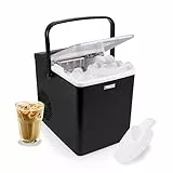 Princess Máquina de hielo XXL para hacer cubitos - Depósito de 1,75 L - 9 cubitos de hielo en 6 min - Produce hasta 12 kg de cubitos - 2 tamaños de cubitos de hielo - Función de autolimpieza - 239830