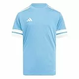 adidas Unisex niños SQUADRA25 Jersey Short Sleeve Kids, Team Light Blue/White, 13-14 Years