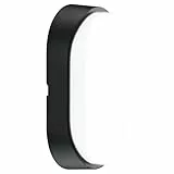 Luceco Aplique de Pared Ovaldo 10W LED, Lámpara Negro/Blanco Impermeable, iluminación para Exterior, Jardin, Terraza, Patio