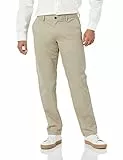 Amazon Essentials Pantalón Chino sin Pinzas Antiarrugas de Ajuste Recto Hombre, Caqui Beige, 38W / 30L