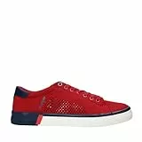 Wrangler - tela perforada sneaker frisco hombre - 42 - rosso