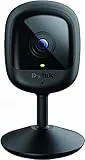 D-Link DCS-6100LH, Cámara IP WiFi para videovigilancia/seguridad, Compacta, Full HD, visión nocturna, control desde app, detecta sonido/movimiento y graba en la nube, Alexa, Google Assistant, WPA3