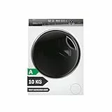 Haier I-Pro Series 7 Plus HW100GBD14979UIB - Lavadora Carga Frontal 10KG, Autodosificación, Función Vapor, Motor Direct Motion, Tratamiento Antibacterias, 1400 RPM, Fin Diferido, 14 programas, Blanco
