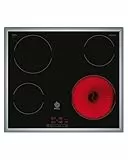 Balay - Placa vitrocerámica, 60 cm, Control Deslizante 17 niveles, Función memoria, 4 zonas, táctil, 3EB720XR