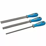 Silverline Tools MS104 - Escofinas, 3 pzas (200 mm)