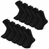 QINCAO 6/10 Pares Calcetines Hombres Mujeres Calcetines de Algodón Negro Calcetines Deportivos Transpirable