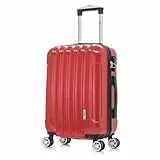 1990s Maleta de Cabina PC 55x39x21cm (45L) - 20 Pulgadas - Rojo