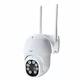 PNI Cámara de videovigilancia inalámbrica IP840, WiFi, PTZ, 8MP 4K, Ranura Micro SD, autónoma, Funciones de IA, ONVIF®