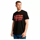 G-Star para Hombre Camiseta Gradient Originals, Negro (dk Black D25149-336-6484), L