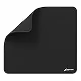 ATTACK SHARK CM02 Alfombrilla de Ratón para Juegos De Esports, Revestimiento Resistente Al Agua, Alfombrilla De Ratón Grande, Base De Goma Antideslizante, para Oficina En Casa, 450x400x4mm-Negro
