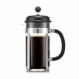 Bodum French Press System Caffeteria 8 Cups 1 L Cafetera émbolo, Vidrio, plástico, Acero, Negro, 8 Taza