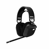 Corsair HS80 RGB WIRELESS Auriculares Inalámbricos para Juegos Multiplataforma RGB - Dolby Atmos - Micrófono Omnidireccional - Compatible con iCUE - PC, Mac, PS5, PS4 - Carbono