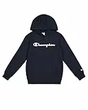 Champion Legacy Boy - Big Logo Hoodie, Sudadera con Capucha Niños, Blue (BS501),