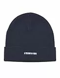 JACK & JONES Gorro Jacbottle Punto, Azul Marino, Talla única para Hombre
