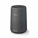 Philips Domestic Appliances Serie 800i Purificador De Aire Compacto, 49 m2, Filtro HEPA y De Carbón Activo, Elimina Hasta El 99,5 % De Los Virus & Aerosoles Del Aire (1), Negro (AC0850/11)