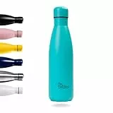 Otto Koning Botella de Agua Térmica de Acero Inoxidable 500ml, con Doble Aislamiento al vacío para 12 Horas de Bebida Caliente y 24 Horas de Bebida Fría, a Prueba de Fugas Libre BPA
