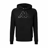 Kappa Zaiver Swt Sudadera Hombre, Black/Black Greyish, S