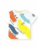 Tuc Tuc Camiseta Punto Manga Corta de niño en Blanco y Estampado