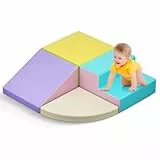 CUPCHID Bloques de espuma para niños, 4 unidades de bloques de construcción blandos para escalar, bloques de construcción gigantes, habilidades motoras (JM-1541)