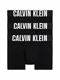 Calvin Klein Trunk 3Pk 000NB3608A, Boxer Hombre, Negro (Black, Black, Black), L