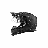 O'NEAL | Casco de moto | Motocicleta de enduro | Aberturas de ventilación para un máximo flujo de aire y refrigeración, norma de seguridad ECE 22.06 | Casco Sierra FLAT V.23 | Adulto | Negro | Talla M