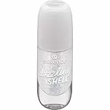 Essence Gel Nail Colour, Gel Polish, No. 18 Dazzling Shell, Multi-Colour, Long-Lasting, Colour-Intense, Glitter, No Acetone, Vegan, Microplastic Particles Free (8 ml)