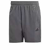 adidas Hombre Train Essentials Woven Training Shorts, Grey Five / Black, M 7 inch