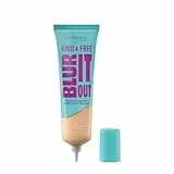 Rimmel London | Kind & Free | Base de Maquillaje Líquida Blur It Out | Tono Rose Ivory 010 | 30ml