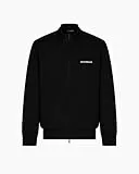 EMPORIO ARMANI Loungewear Sweatshirt Sudadera, Negro, S para Hombre