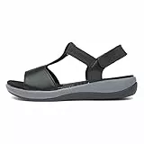 Hush Puppies Sylvie Sandal, Sandalia Mujer, Black, 38 EU