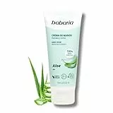 Babaria - Crema De Manos Con Aloe Vera Puro 100% | Crema De Manos Reparadora 75ml | Crema Aloe Vera Puro 100% | Crema Manos Agrietadas Y Secas Hidratante