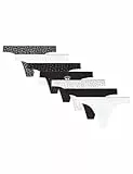 Women'secret Pack 7 Tangas algodón Lisas y Estampadas B&W