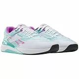 Reebok Nano X5, Zapatillas Unisex Adulto, FTW White Ai Aqua Purple Rave, 44 EU