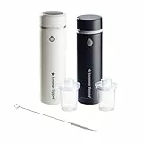 Tommee Tippee Kit Preparador de Biberones PrepGo, Enfría la Toma a la Temperatura Idónea en Dos Minutos, Portátil, Termo Caliente y Frío con Visor de Temperatura