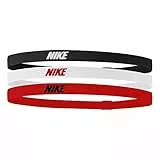 NIKE Hombre Banda para La Cabeza-9318-119 083 Black/White/University Red One Size