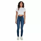 NOISY MAY Callie HW Skinny Mujer Tejanos Azul Oscuro W31L30