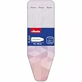Vileda Funda para tabla de planchar Vileda Diamond | Como nueva | Fácil de instalar | Acolchada | Tamaño universal | Certificado Oeko-Tex