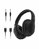 Belkin SoundForm Isolate Auriculares Inalámbricos Bluetooth con Cancelación de Ruido Activa Híbrida, Cascos inalámbricos con micrófono, 60 Horas de autonomía, Almohadillas CloudCushion, Negro
