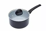 MasterClass Cacerola antiadherente de cerámica con PTFE, PFOA y BPA, 20 cm (8')