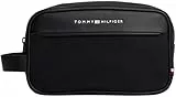 Tommy Hilfiger TH Foundation Washbag Am0am13747, Neceser para Hombre, Black (Black), One Size