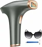 Depiladora Láser IPL Sin Dolor-Depiladora de Luz Pulsada 3 Funciones Avanzadas (HR/SC/RA), Depilacion Laser 9 Niveles de Energía para Mujeres y Hombres, Ideal para Rostro, Bikini y Cuerpo